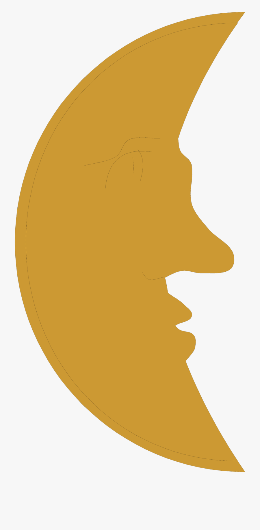 Moon Clipart Illustration - Dog, Transparent Clipart