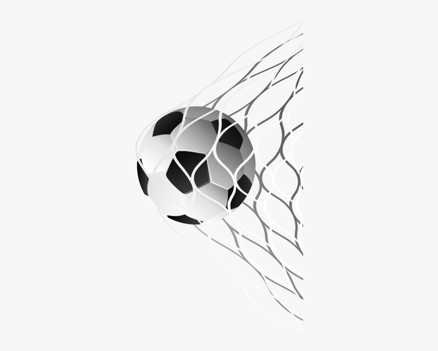 Clip Art Bola De Em Net - Balon De Futbol En La Red Png, Transparent Clipart