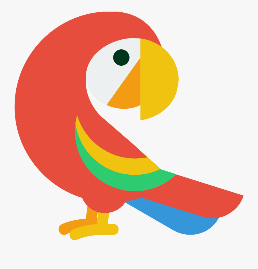 Icon Free Download Png - Transparent Background Parrot Icon, Transparent Clipart