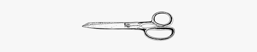 Scissors - Drawing, Transparent Clipart