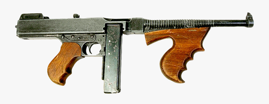 Shotgun Clipart Machine Gun - Tommy Machine Gun Png, Transparent Clipart