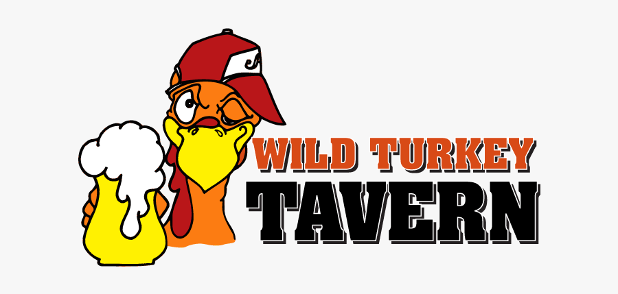 Wild Turkey Tavern - Cartoon, Transparent Clipart