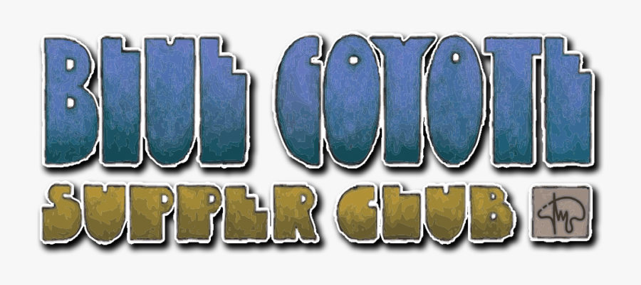 The Blue Coyote Supper Club, Transparent Clipart