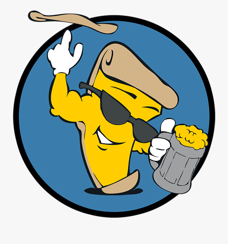 Flingers Pizza Logo, Transparent Clipart