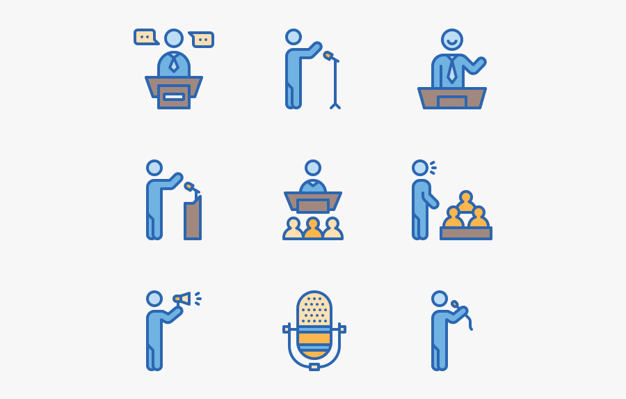 Public Speaking, Transparent Clipart