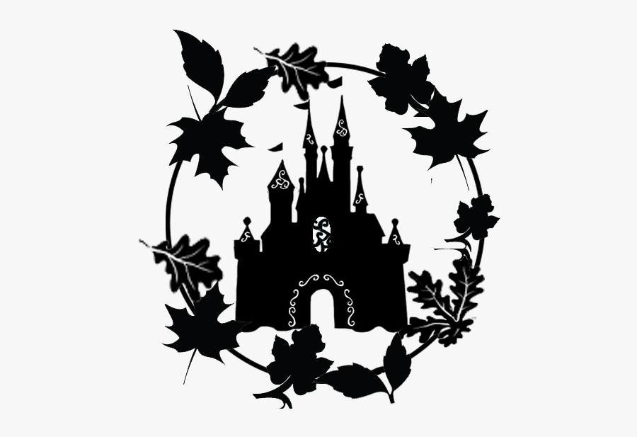 Castle Clip Stencil - Disney Castle Silhouette, Transparent Clipart