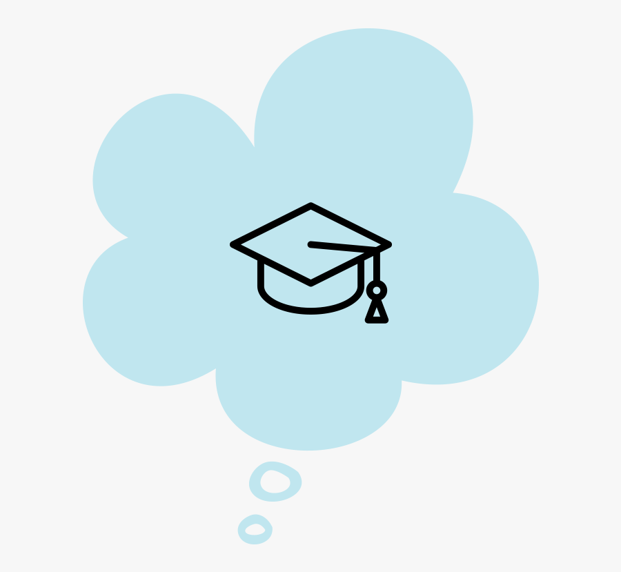 Curious Cloud Teachers - Education, Transparent Clipart