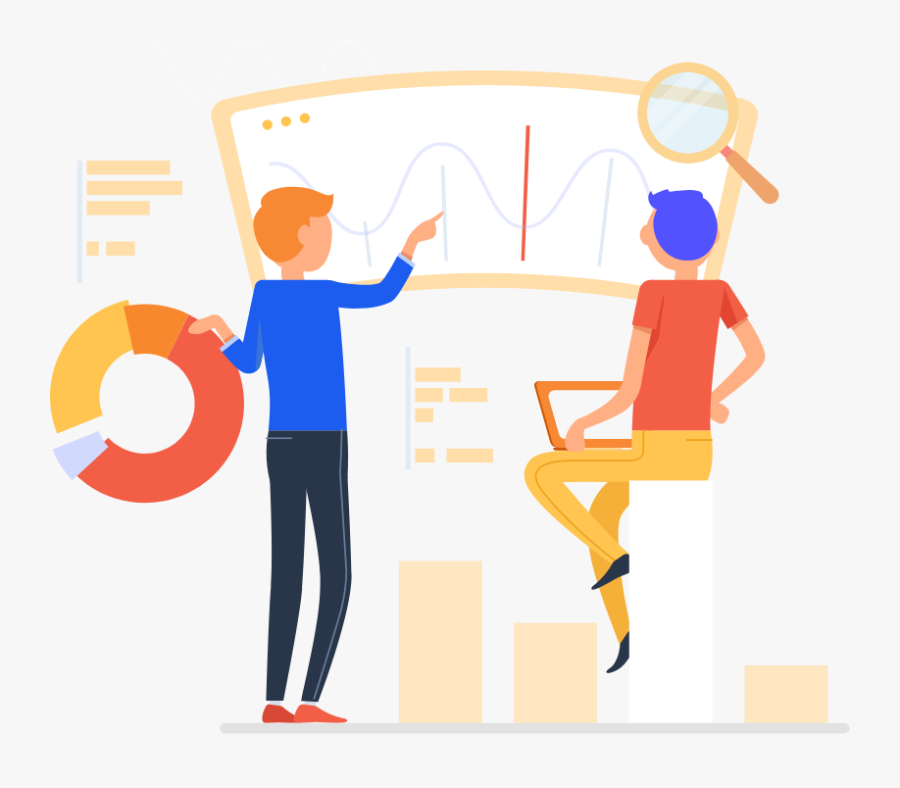 Graphic Analytics Dashboard, Transparent Clipart