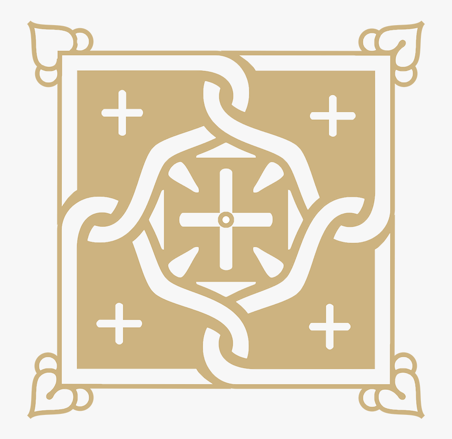 Τετραγωνο Lightbrown Sml - Cross, Transparent Clipart