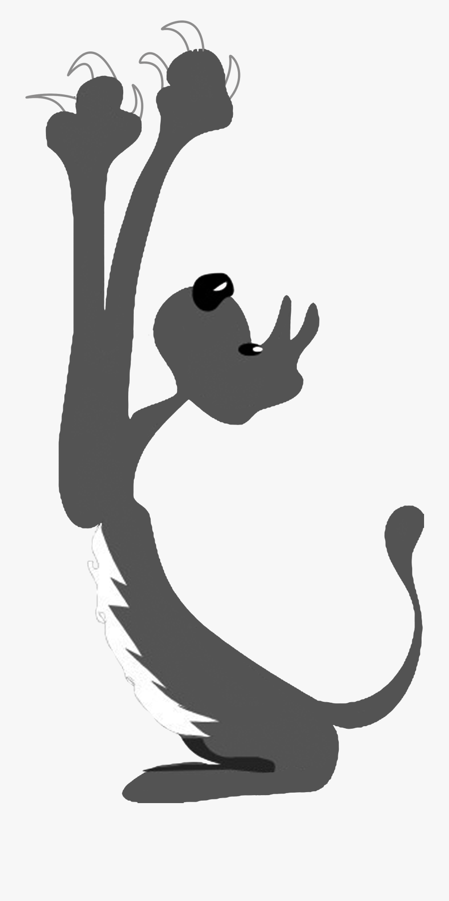 Pink Cat Claw Black Cat Paw - Cat, Transparent Clipart