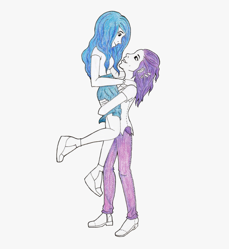 Draw Descendants 2 Characters, Transparent Clipart