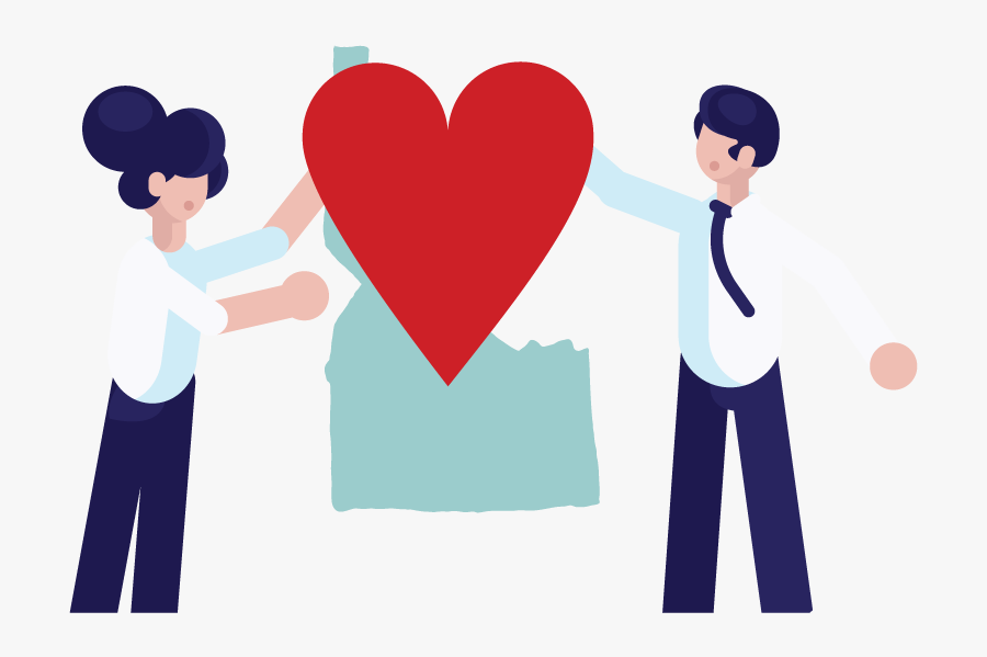Two People Forming A Nonprofit In Idaho - Nonprofit Organization, Transparent Clipart