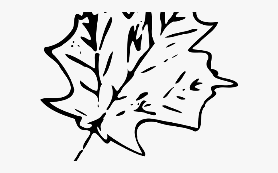 Welcome Clipart Leaf - Leaves Black And White Transparent, Transparent Clipart