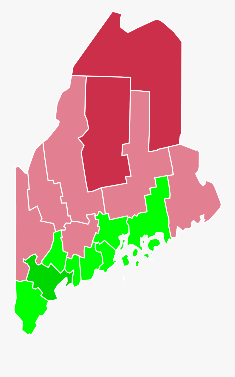 Maine 2016 Election Results, Transparent Clipart