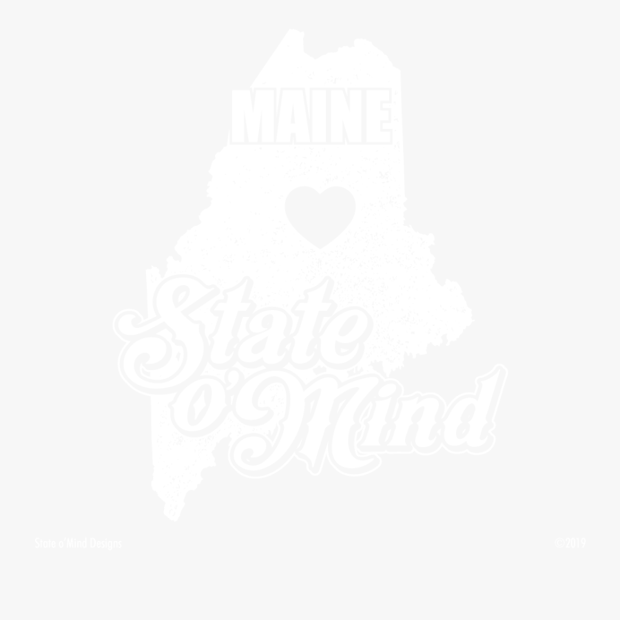 Maine County Map, Transparent Clipart