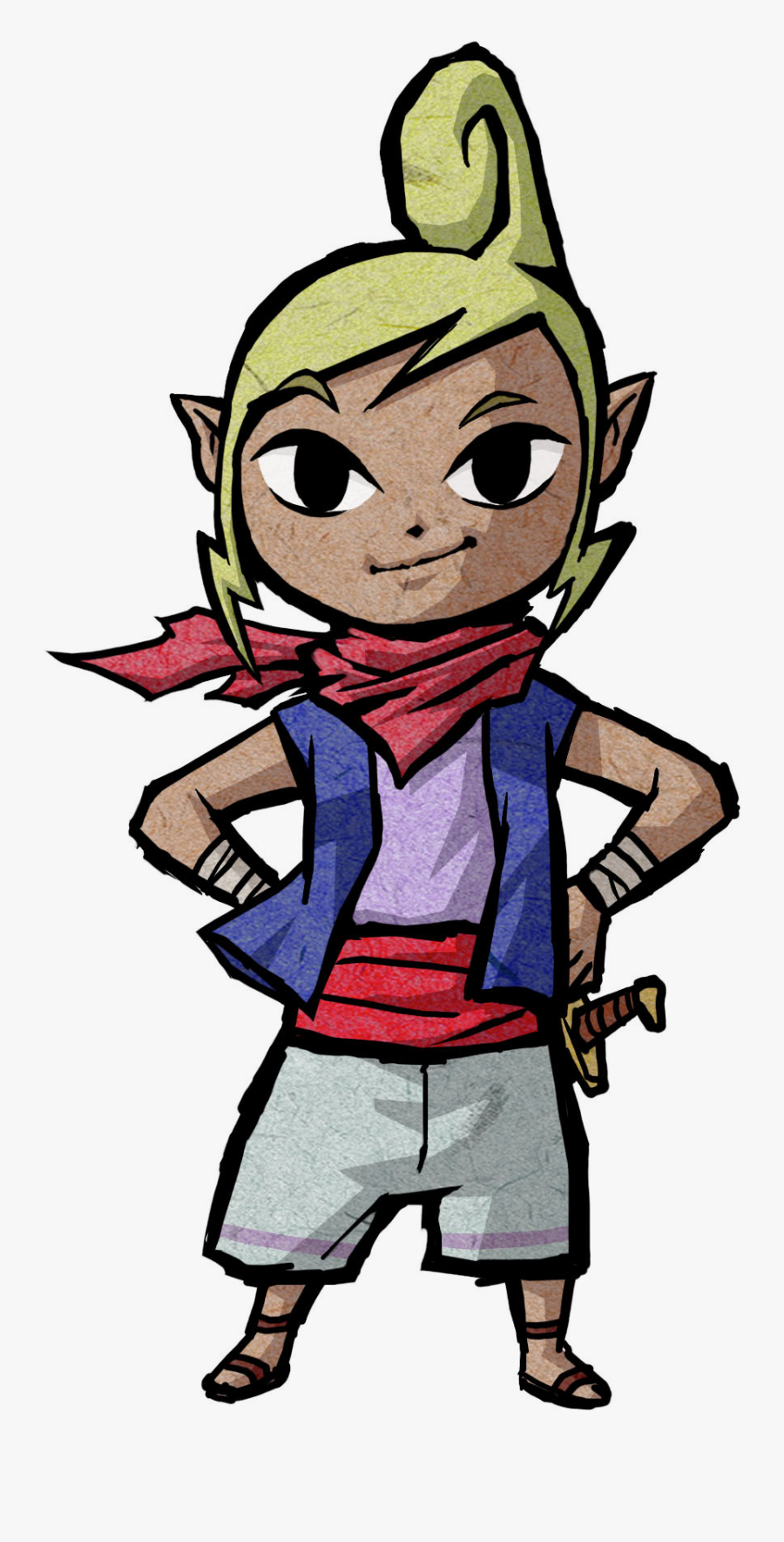 Tww Tetra - Legend Of Zelda Wind Waker Tetra, Transparent Clipart