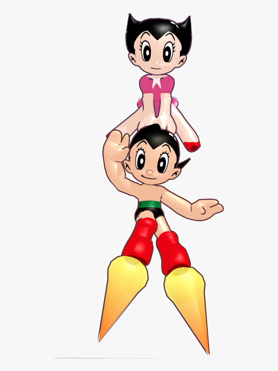 Mmd Astro Boy Dash Uran 3d Model Dl1 - Astro Boy Dash Uran, Transparent Clipart