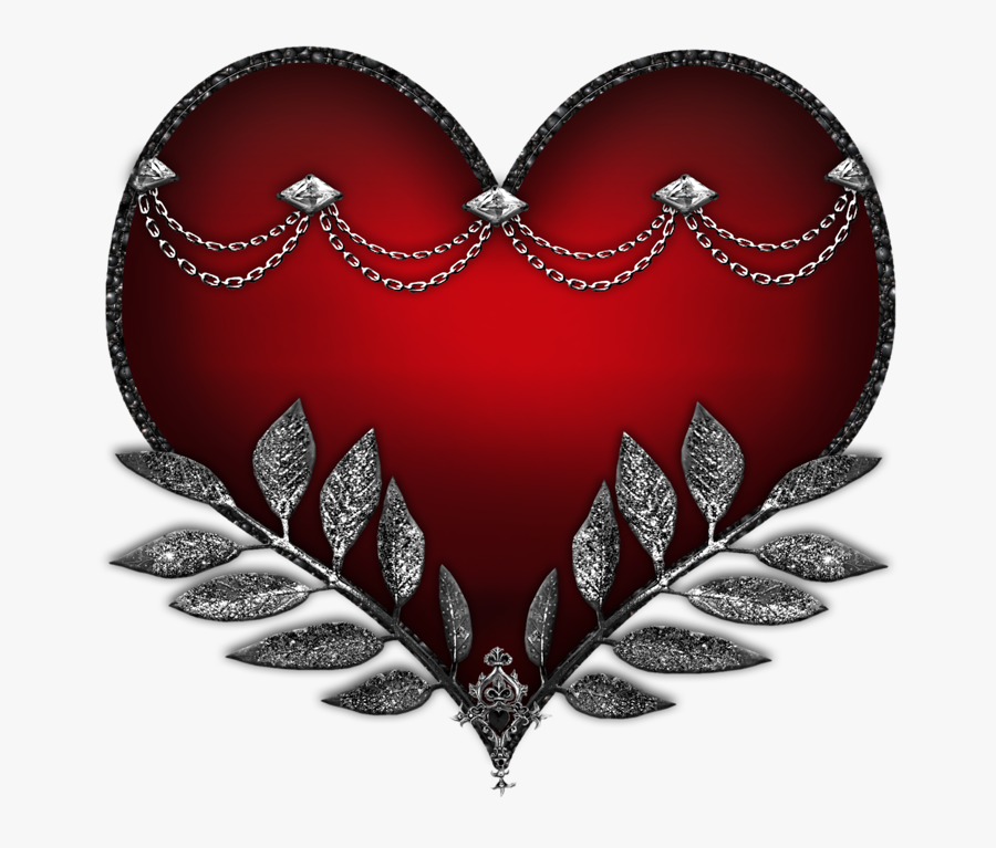 Hard Rock Style Heart Clipart - Good Night Chocolate Day, Transparent Clipart