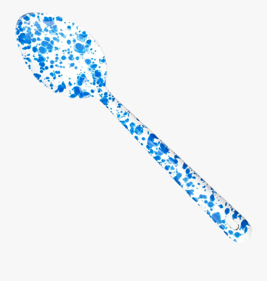 Large Spoon Blue Marble, Transparent Clipart