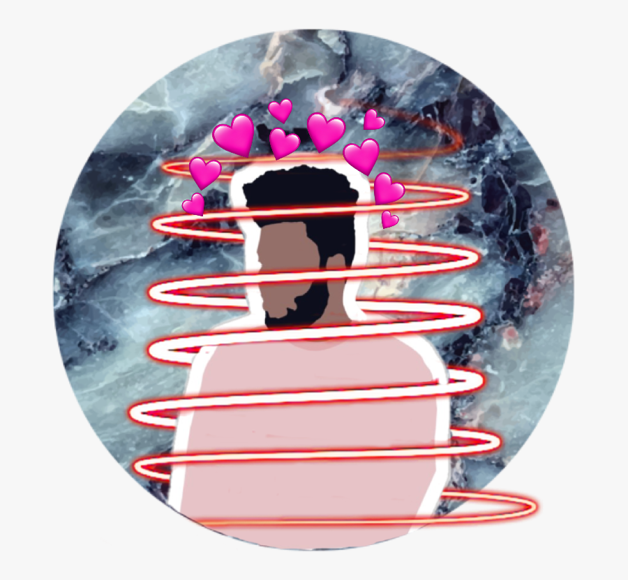 #marble #hearts #kahlid - Transparent Blue Marble Circle, Transparent Clipart