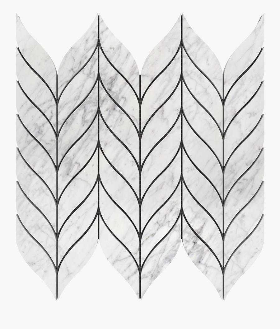 Paradiso Bianco Gioia Marble Mosaic Tile - Illustration, Transparent Clipart