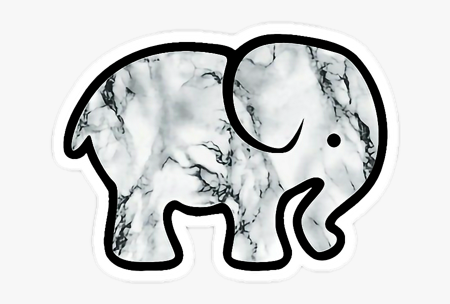 #elefant #marmor #marble #tumblr - Marble Elephant, Transparent Clipart
