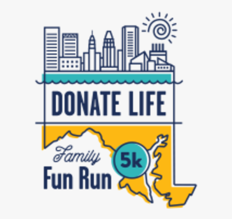 Donate Life Family Fun Run, Transparent Clipart