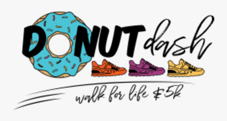 Heartline Walk/run For Life - Donut Dash Flyer, Transparent Clipart