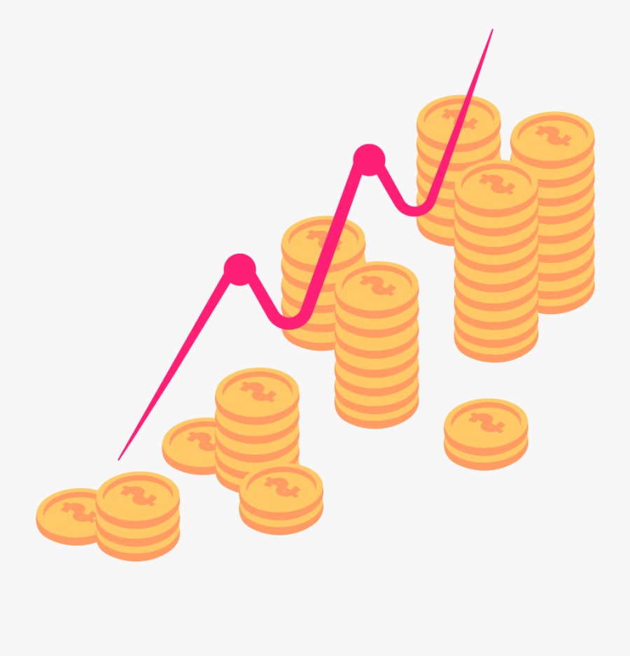 Coins, Transparent Clipart