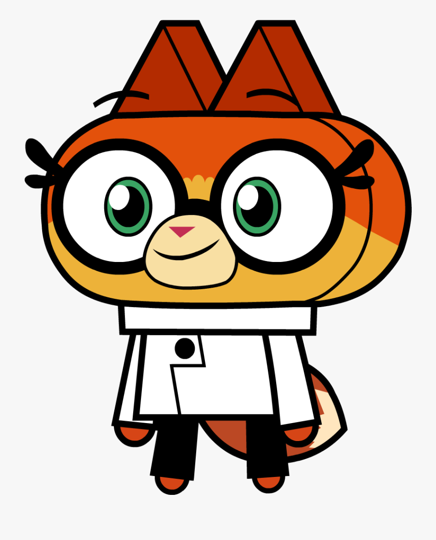 Image - Unikitty Show Dr Fox, Transparent Clipart