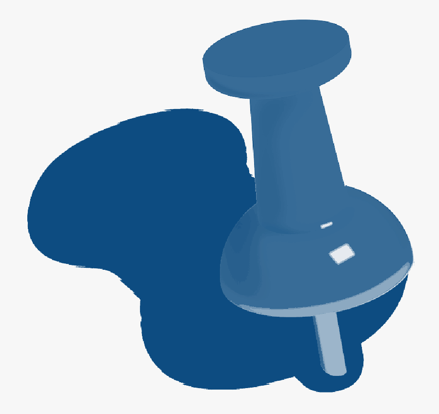 Transparent Drawing Pin Clipart - Pin Clipart, Transparent Clipart