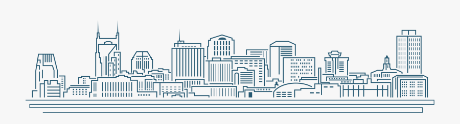 Clip Art About Us Executive Legal - Outline Nashville Skyline Drawing, Transparent Clipart