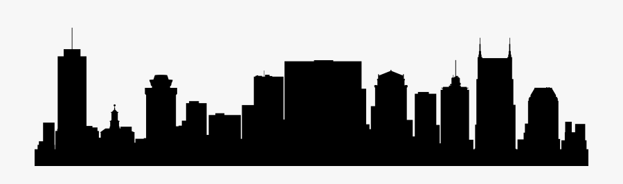 Ar Workshop Nashville Wall Decal Skyline Sticker - Clip Art Nashville Skyline, Transparent Clipart