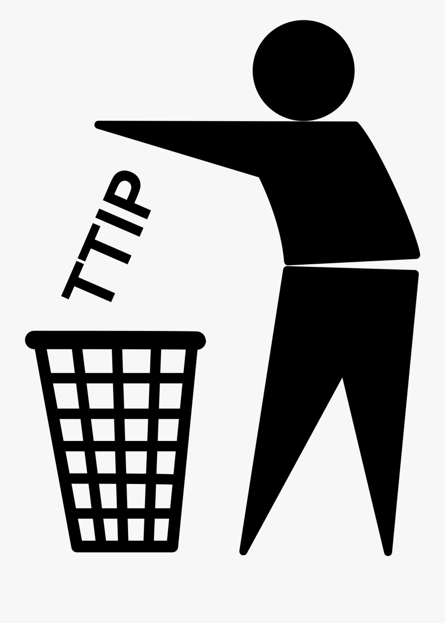 Stop Ttip Clip Arts - Picking Up Trash Clipart, Transparent Clipart