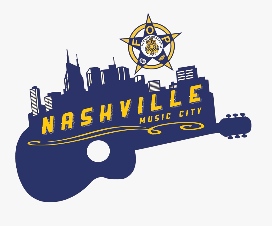 Nashville Fraternal Order Of Police Pin, Transparent Clipart