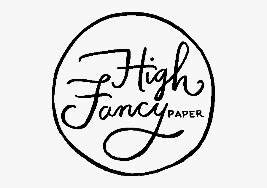 Highfancy Black - Circle, Transparent Clipart