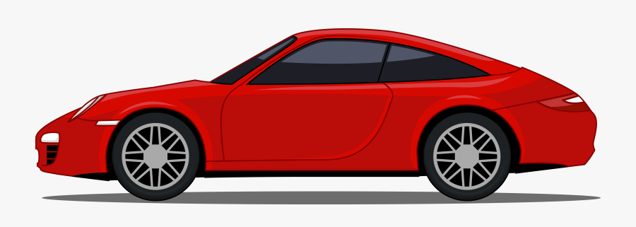 Clip Art Cartoon Sports Car - Side Draft Hot Wheels, Transparent Clipart