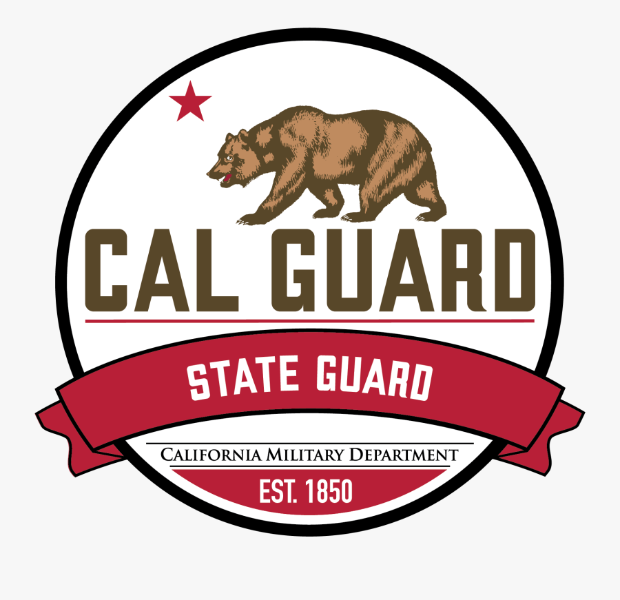 State Military Reserve Symbol - Cal Guard California Military Department, Transparent Clipart