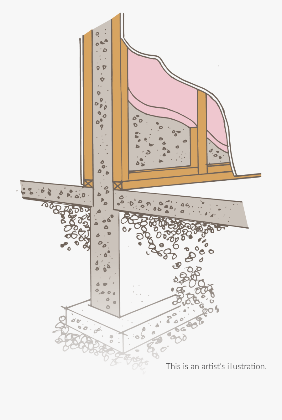 The Uncommon Concrete Walls Is What Gives Oceola Landing - Building, Transparent Clipart