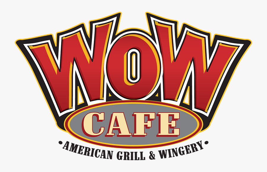 Wow Cafe Logo, Transparent Clipart