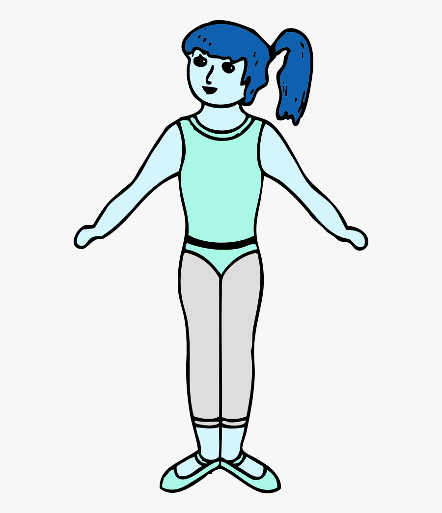 Girl Body Clipart, Transparent Clipart