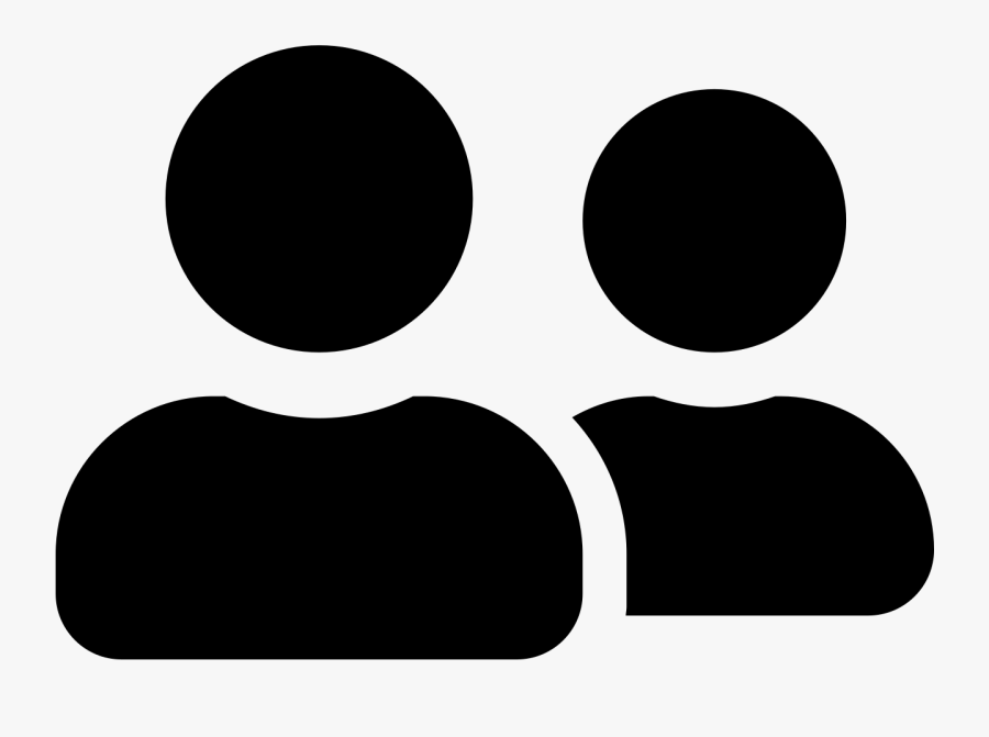 Font Awesome User Friends, Transparent Clipart