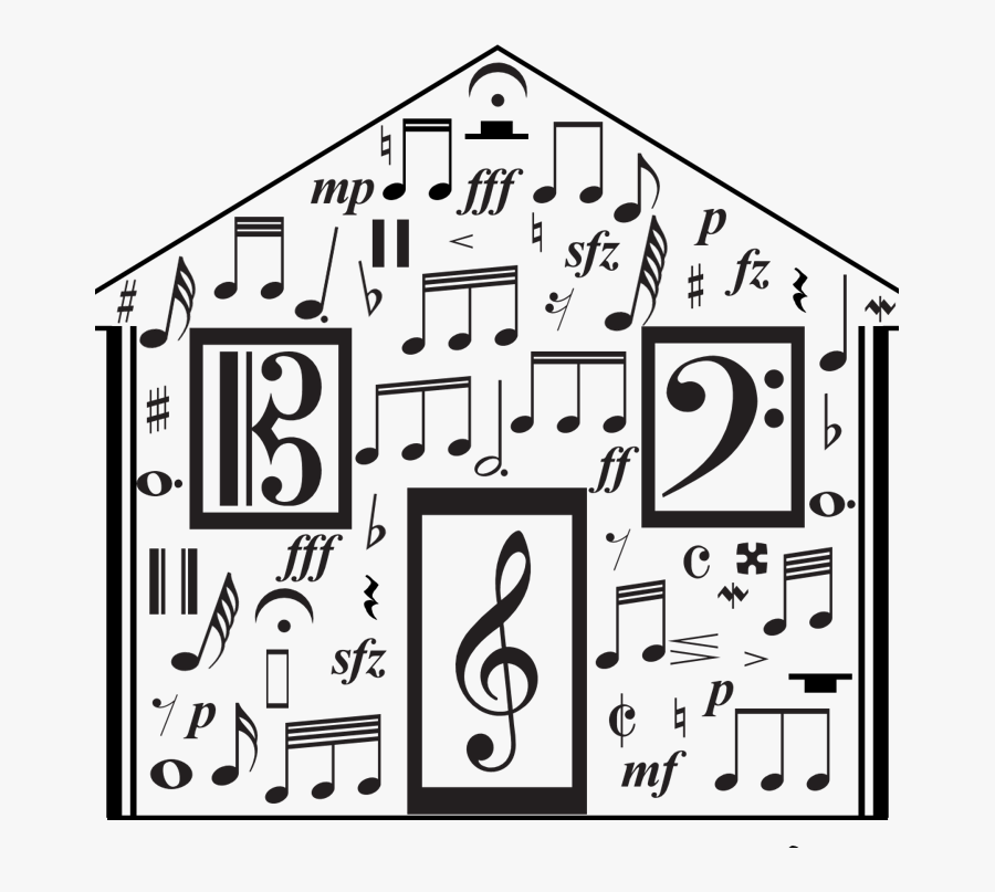 Musicismyhome - Music, Transparent Clipart