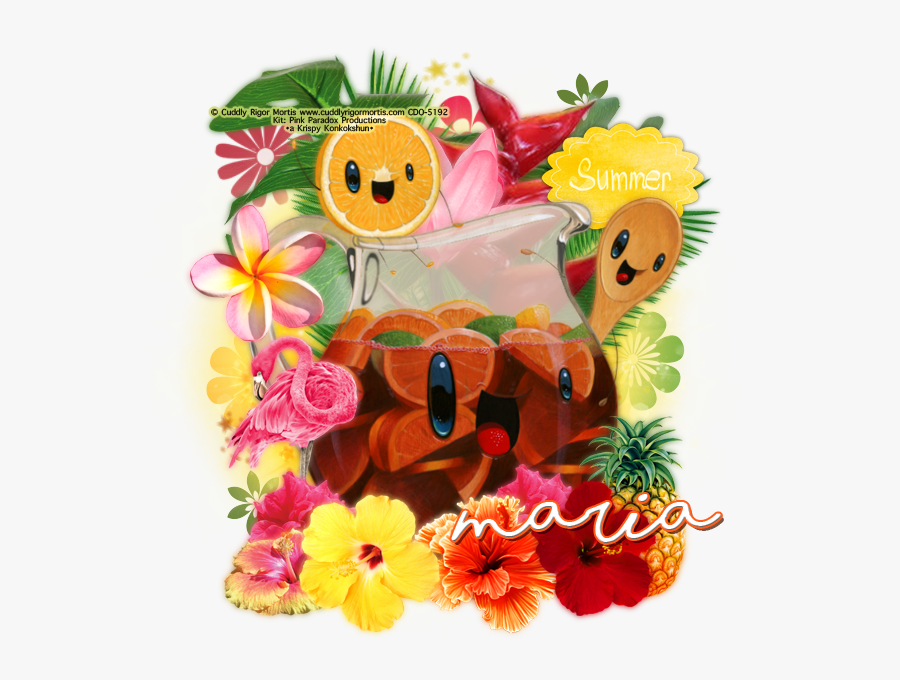 Summer Sweet Tea Maria Bykrispy - Bouquet, Transparent Clipart
