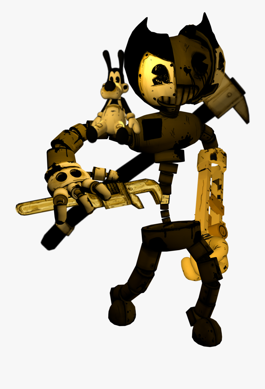 The New Generation - Bendy And The Ink Machine Animatronic, Transparent Clipart