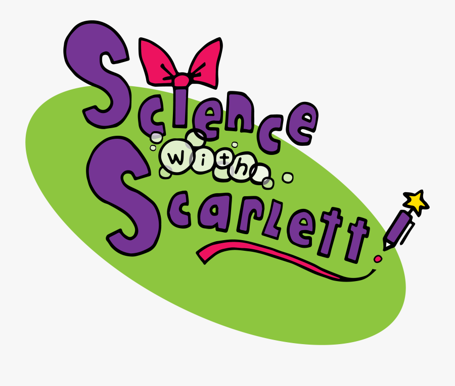 Science With Scarlett Logo, Transparent Clipart