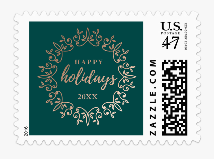 Clip Art Custom Postage Stamps - Class 2018 Font Style, Transparent Clipart