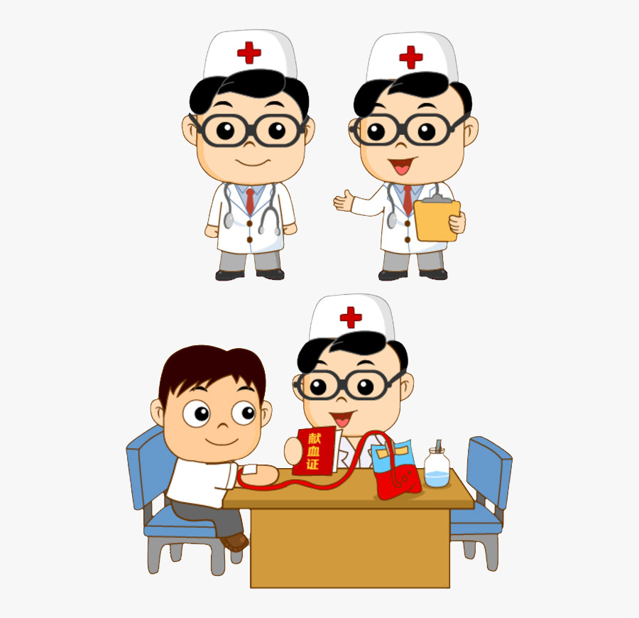 Animation Physician Doctor Transprent - 醫生 治 病 卡通, Transparent Clipart