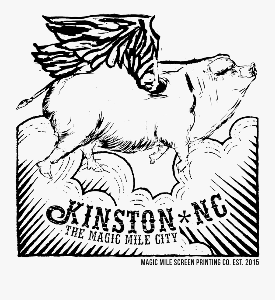 Flyingpigblackscreen 3 - Illustration, Transparent Clipart