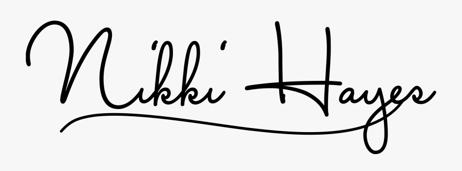 Nikki Logo Blk - Line Art, Transparent Clipart